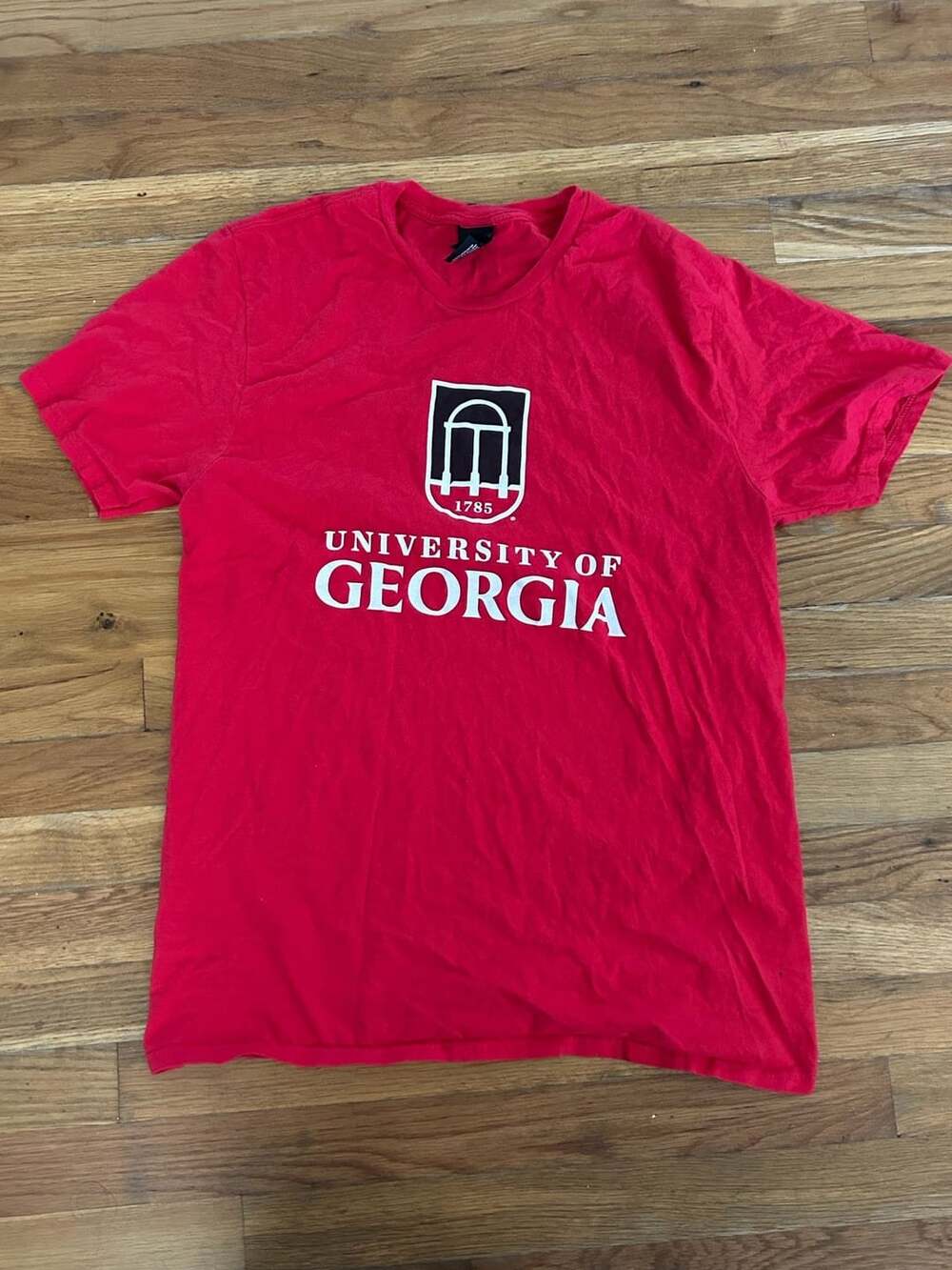 Hanes University of Georgia Red T-Shirt